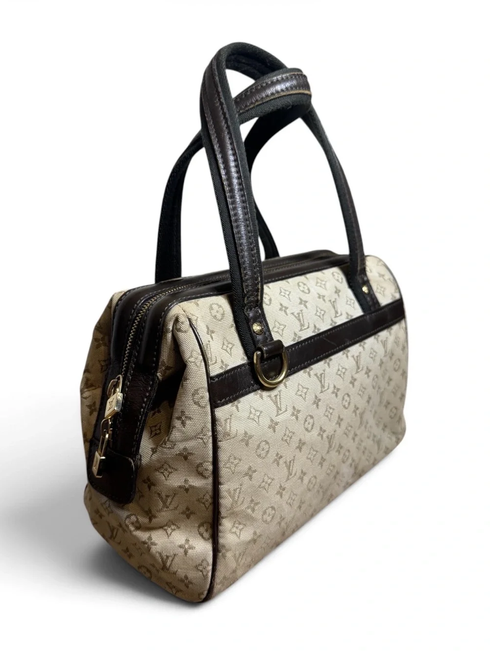 Louis Vuitton Brown Mini Lin Josephine PM